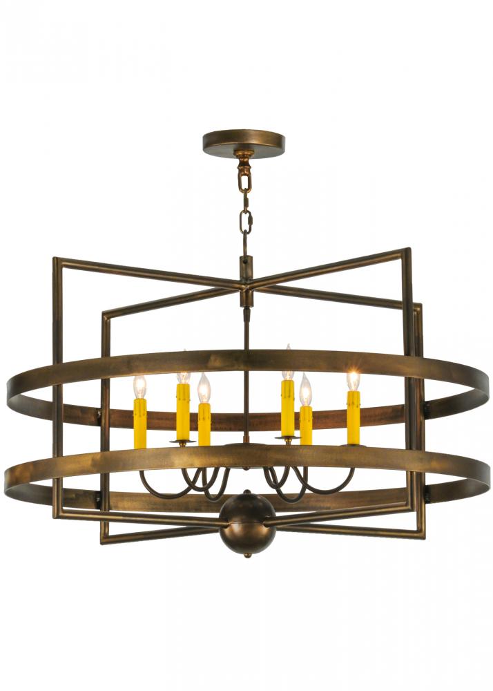 36&#34;W Aldari 6 LT Chandelier