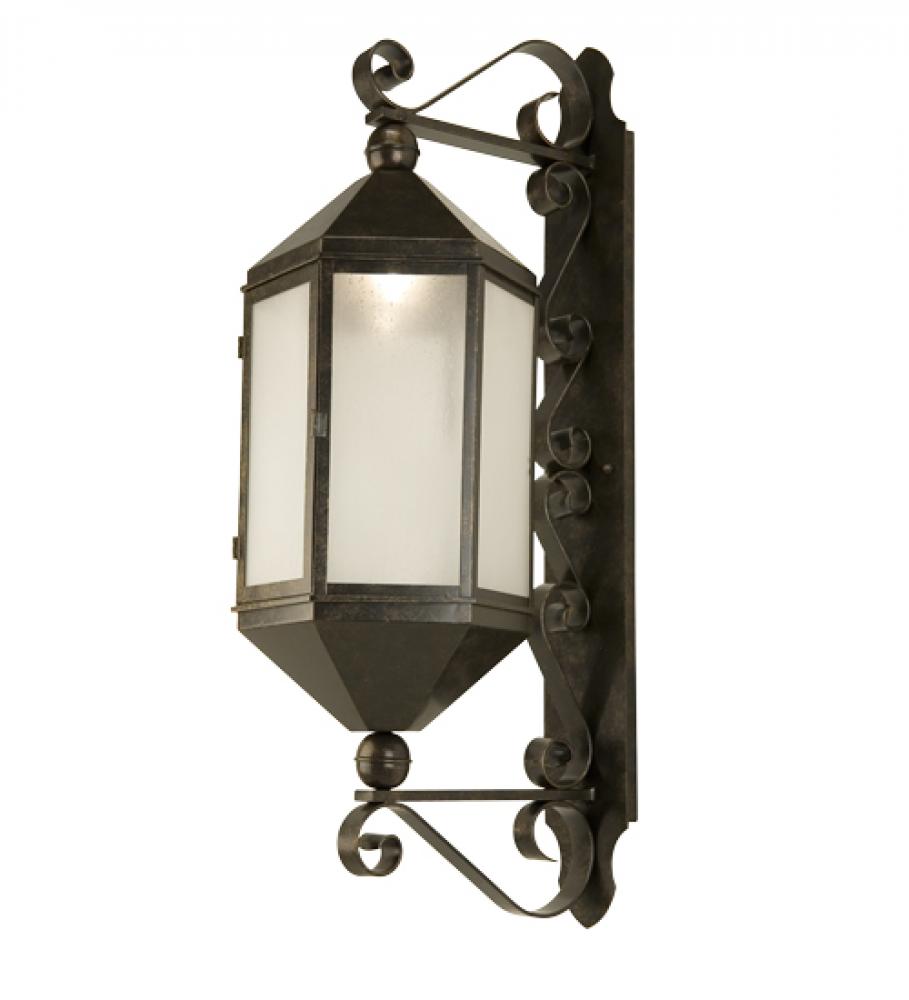 14&#34; Wide Plaza Lantern Wall Sconce