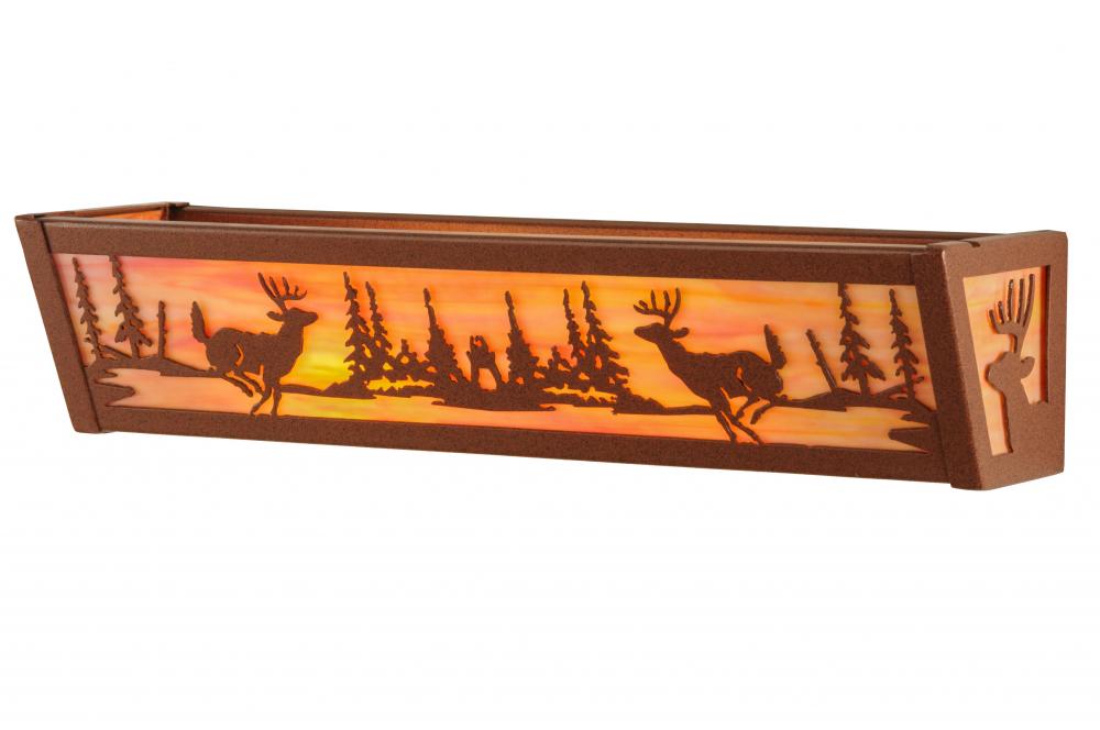 20&#34; Wide Deer at Lake Vanity Light