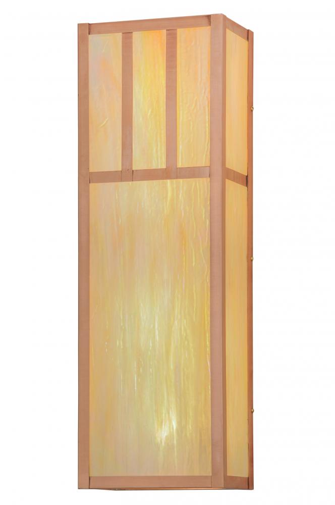 10&#34;W Double Bar Mission Wall Sconce