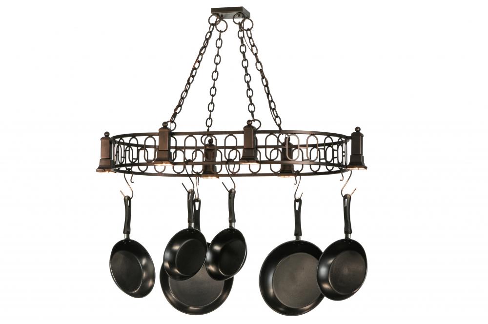 42.5&#34;L Revival Deco Oblong Pot Rack