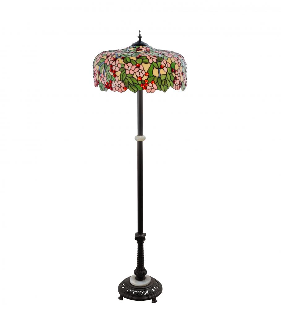 62&#34; High Tiffany Cherry Blossom Floor Lamp