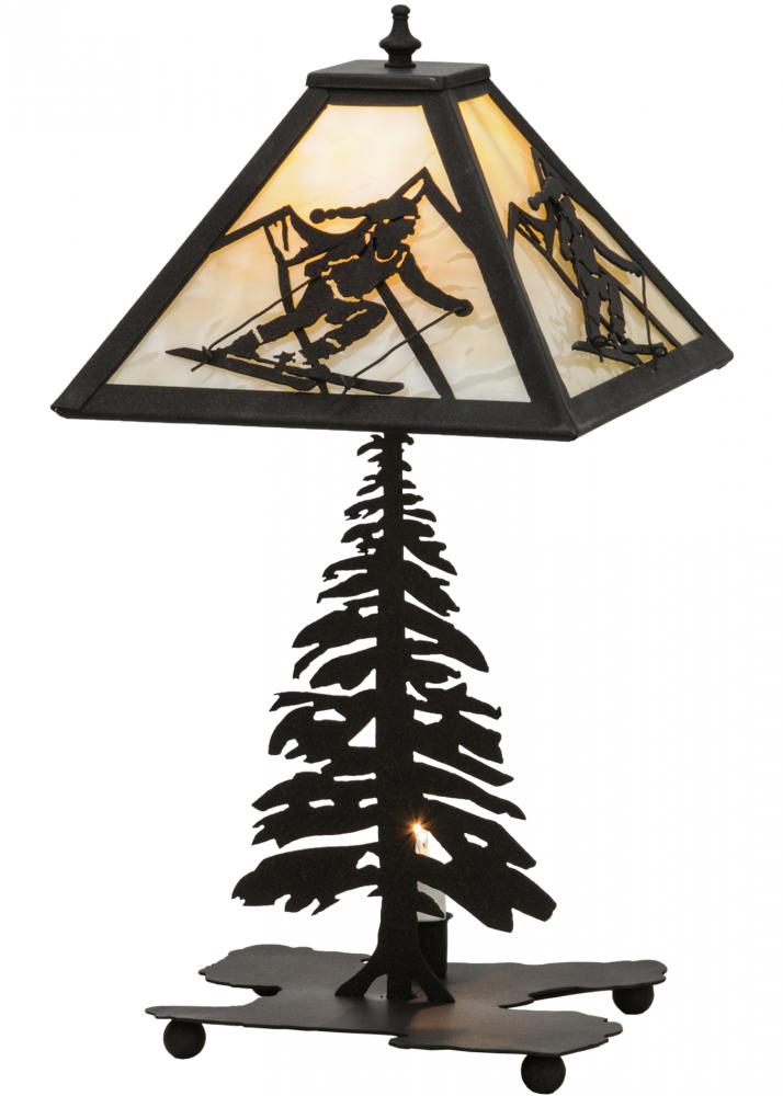 22&#34;H Alpine W/Lighted Base Table Lamp