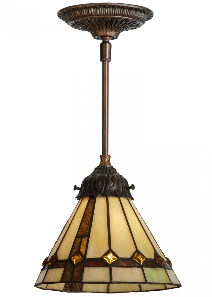 8&#34; Wide Belvidere Mini Pendant