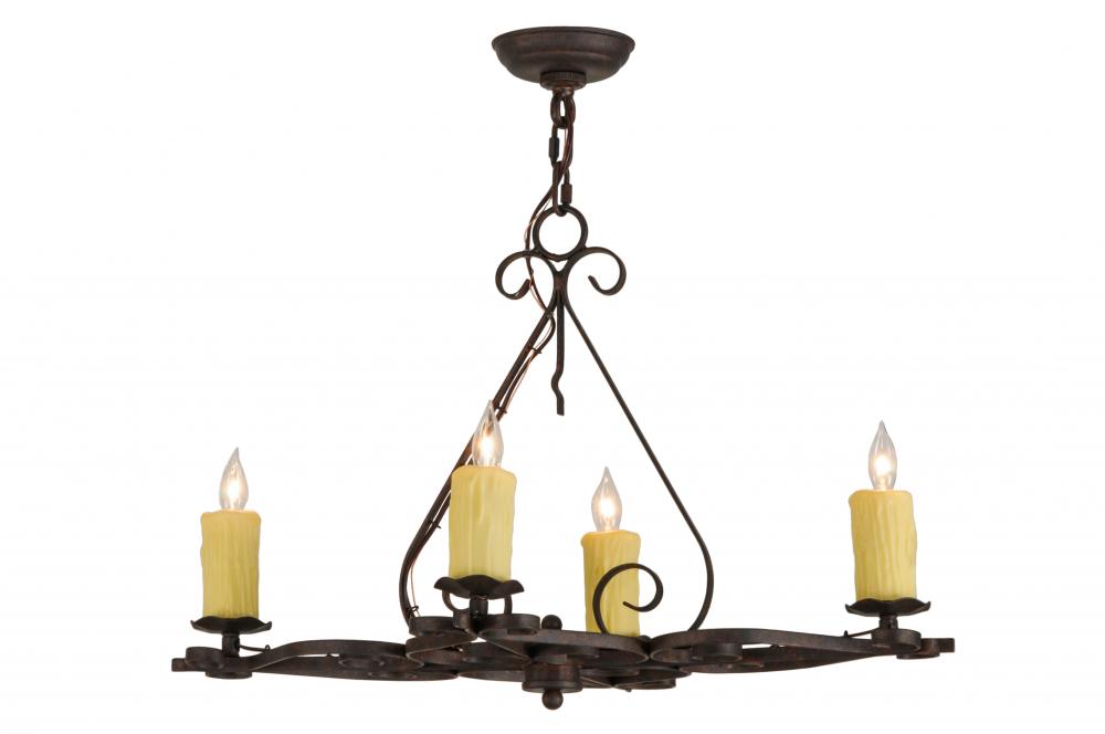 28&#34;L Elianna 4 LT Chandelier