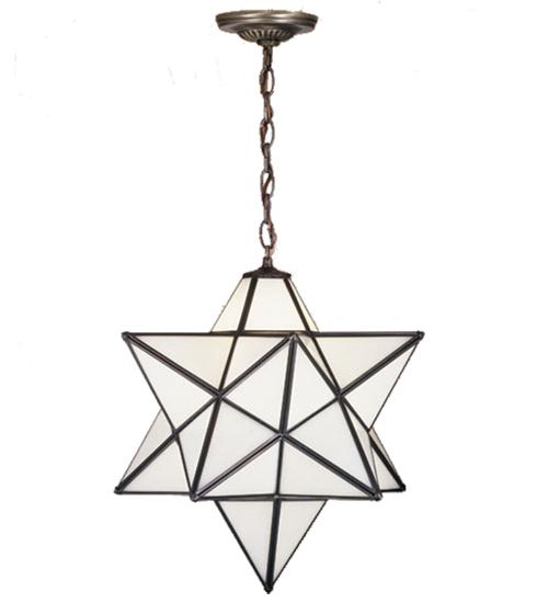 24&#34; Wide Moravian Star Pendant