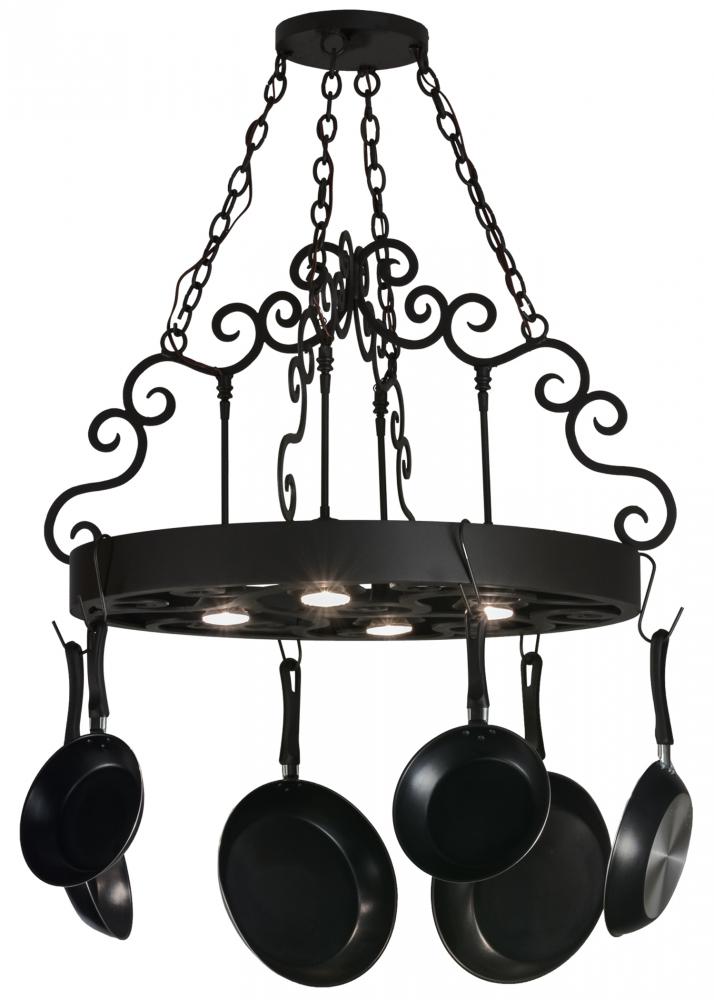 32&#34;W Dior 4 LT Pot Rack