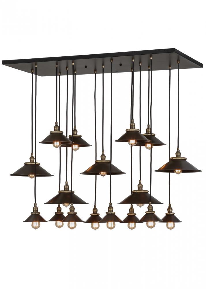 54&#34;L Revival Chic 17 LT Cascading Pendant