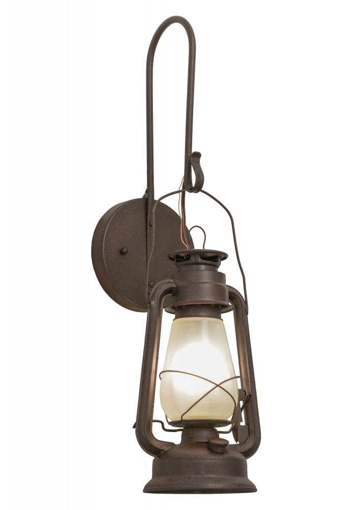 7&#34;W Miners Lantern Wall Sconce