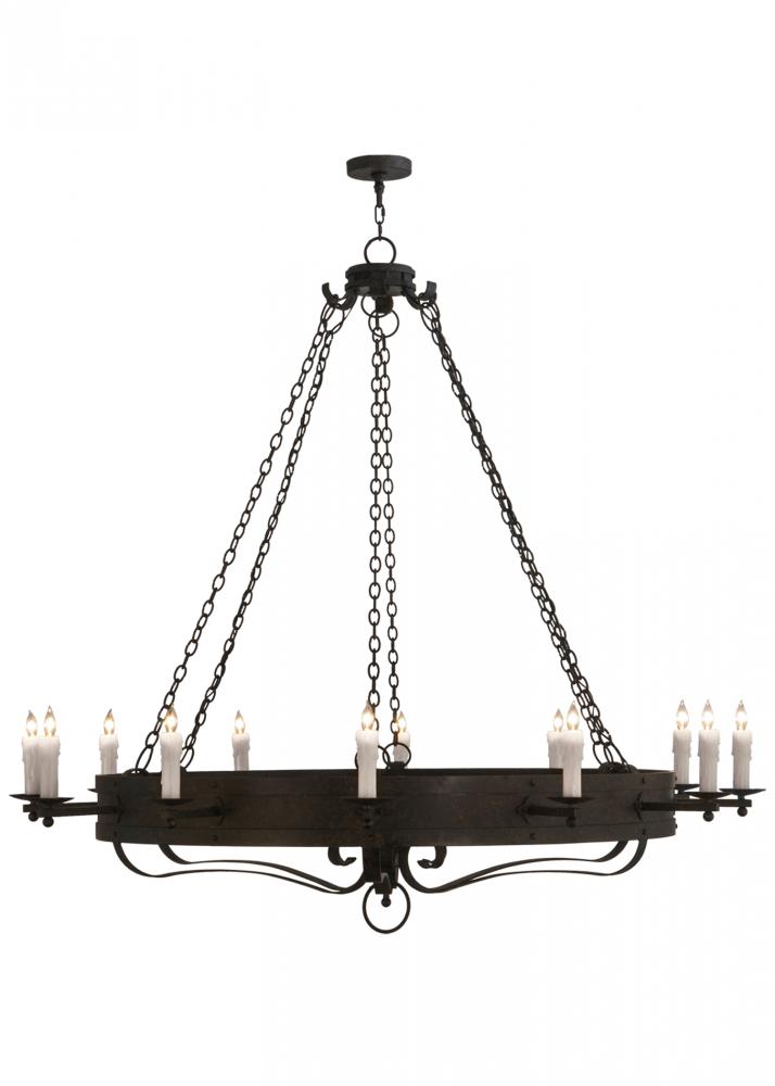 72&#34;W Parnella 12 LT Chandelier