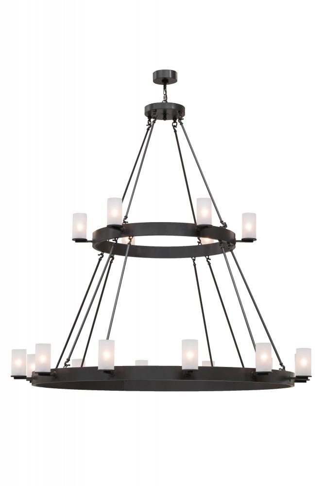 72&#34;W Chappell 18 LT Two Tier Chandelier