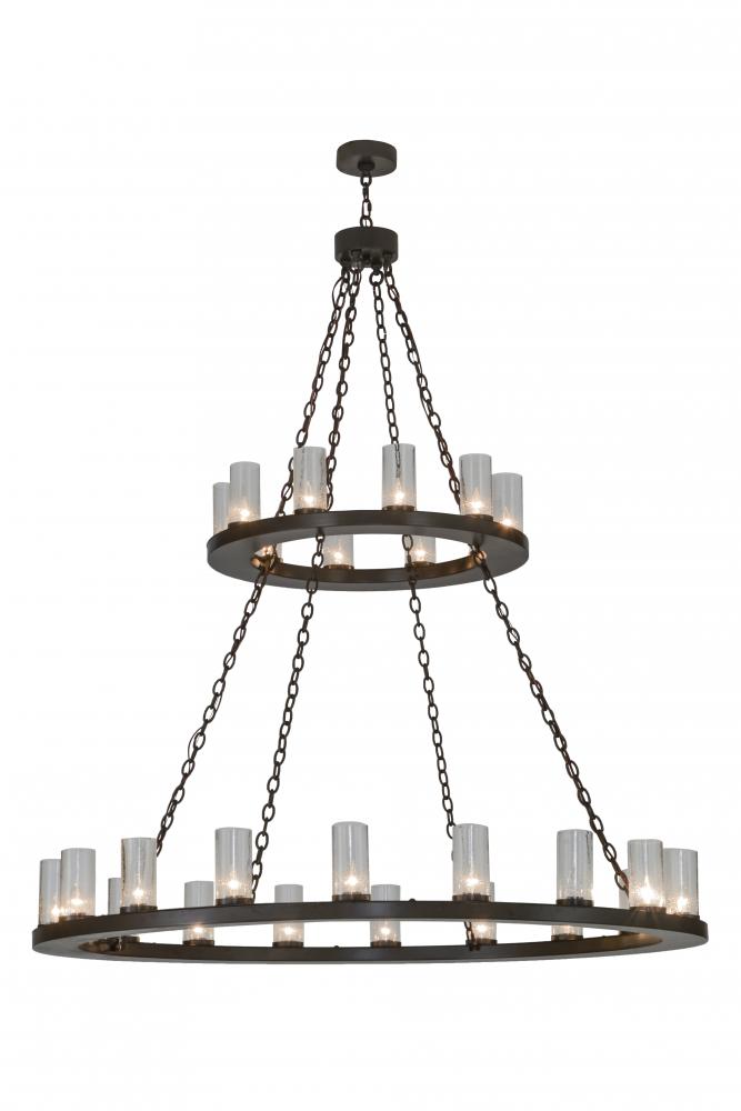 60&#34; Wide Loxley 28 Light Two Tier Chandelier