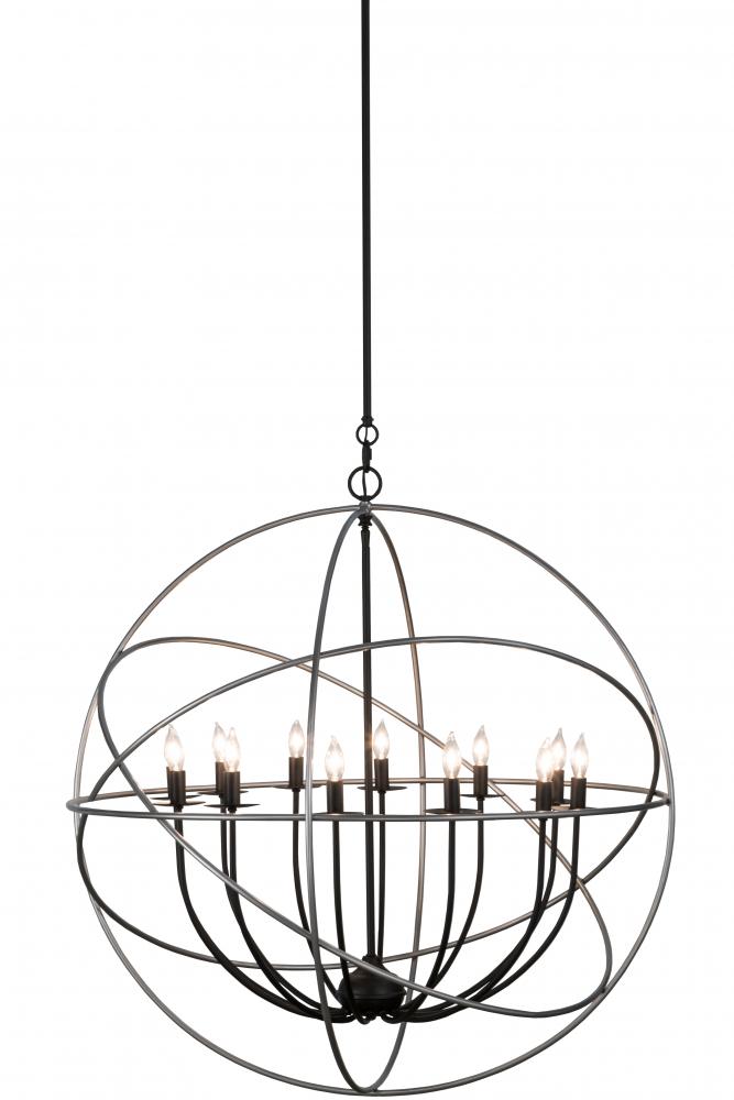 36&#34; Wide Atom Enerjisi 12 LT Chandelier