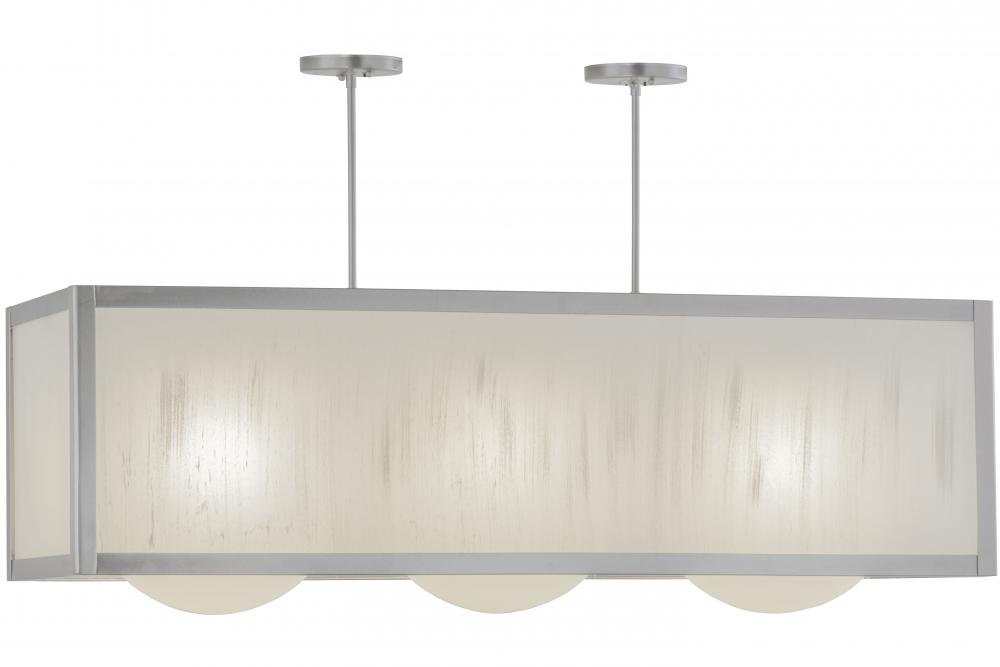 44&#34;L Quadrato Convex 3 LT Oblong Pendant