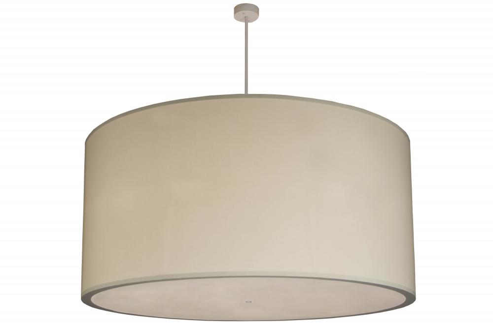 72&#34;W Cilindro White Textrene Pendant