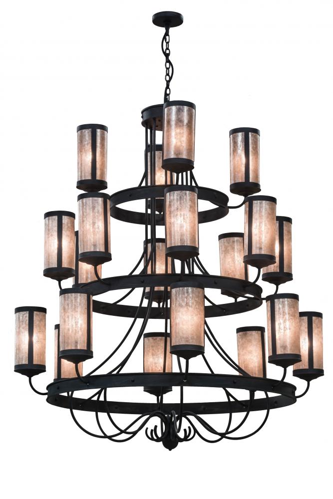 60&#34;W Nehring 20 LT Three Tier Chandelier