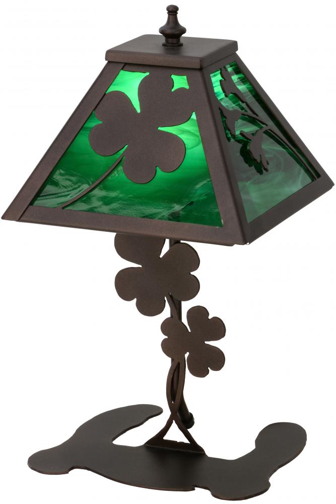 14.5&#34;H Shamrock Accent Lamp