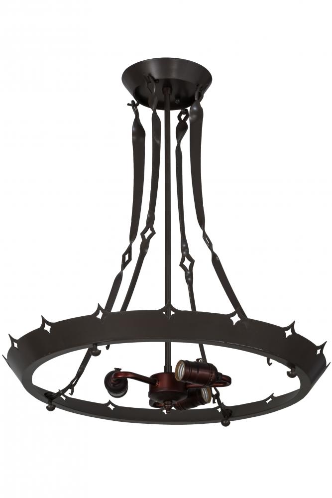 20&#34;W Timeless Bronze 3 LT Inverted Pendant Hardware