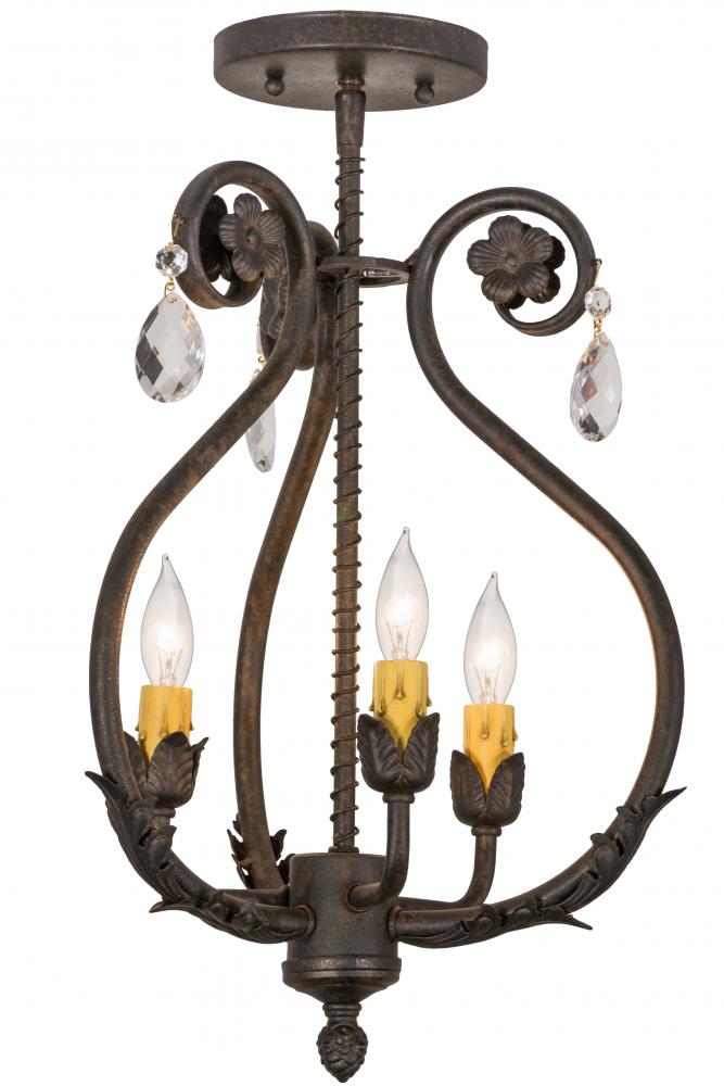 12&#34; Wide Antonia 3 Light Chandelier