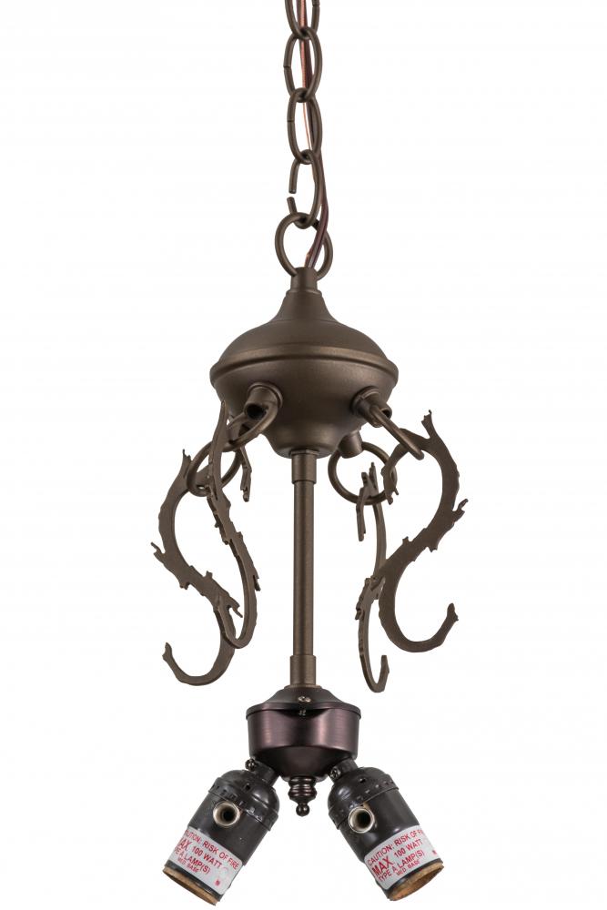 9&#34;W Tyler Bronze 2 LT Pendant Hardware