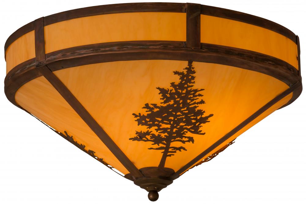 20&#34;W Tamarack Flushmount