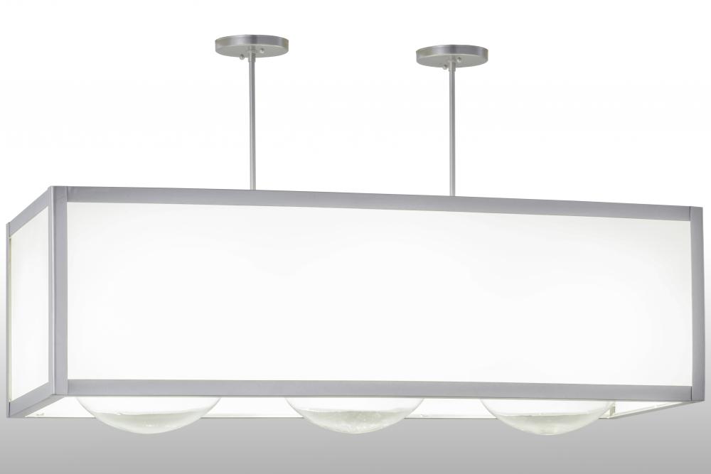 44&#34;L Quadrato Convex 3 LT Oblong Pendant