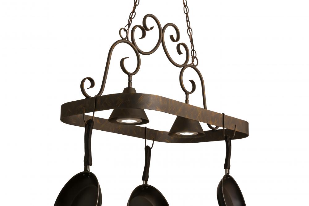 32&#34;W Elana 2 LT Pot Rack