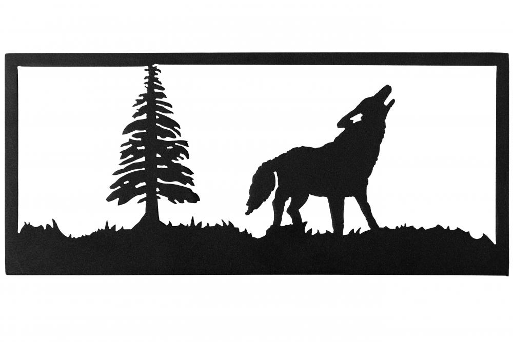 18&#34;W Lone Wolf Wall Art