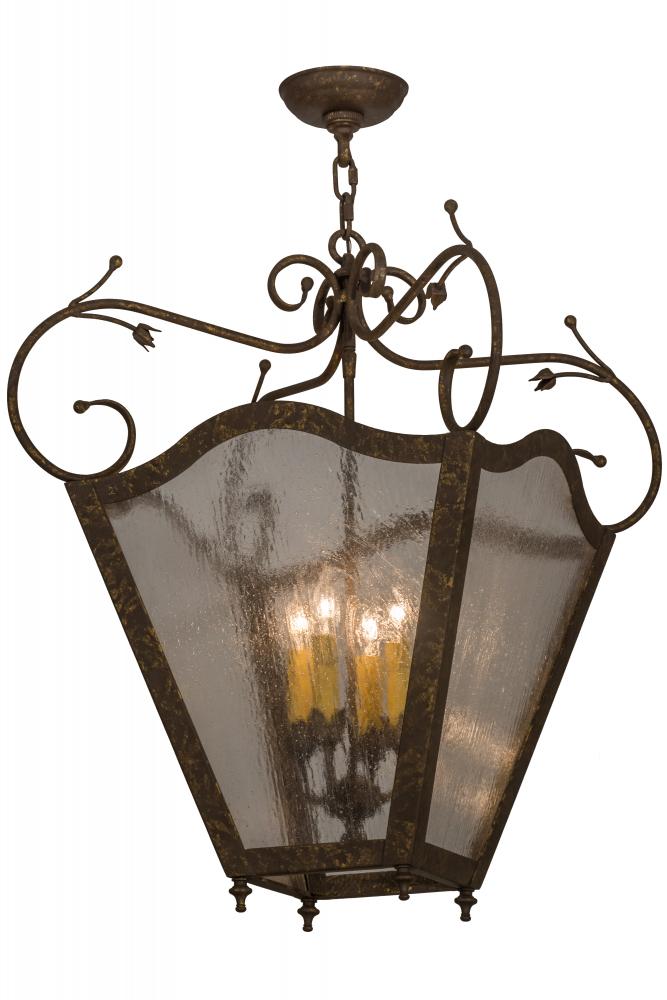 20&#34; Square Terena 4 Light Pendant