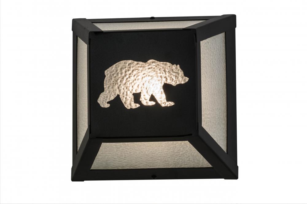 10&#34;W Lone Bear Wall Sconce