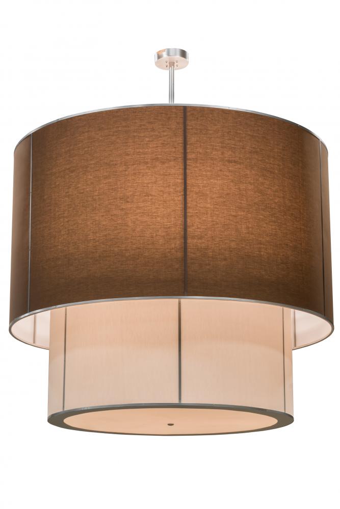 72&#34;W Cilindro 2 Tier Textrene Pendant