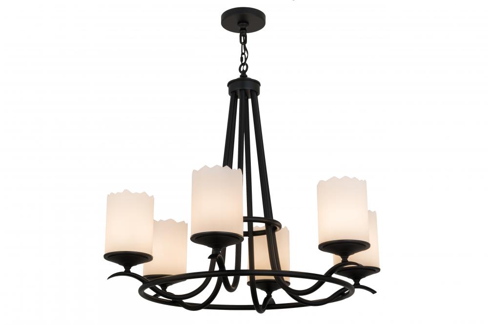 36&#34; Wide Octavia 6 Light Chandelier