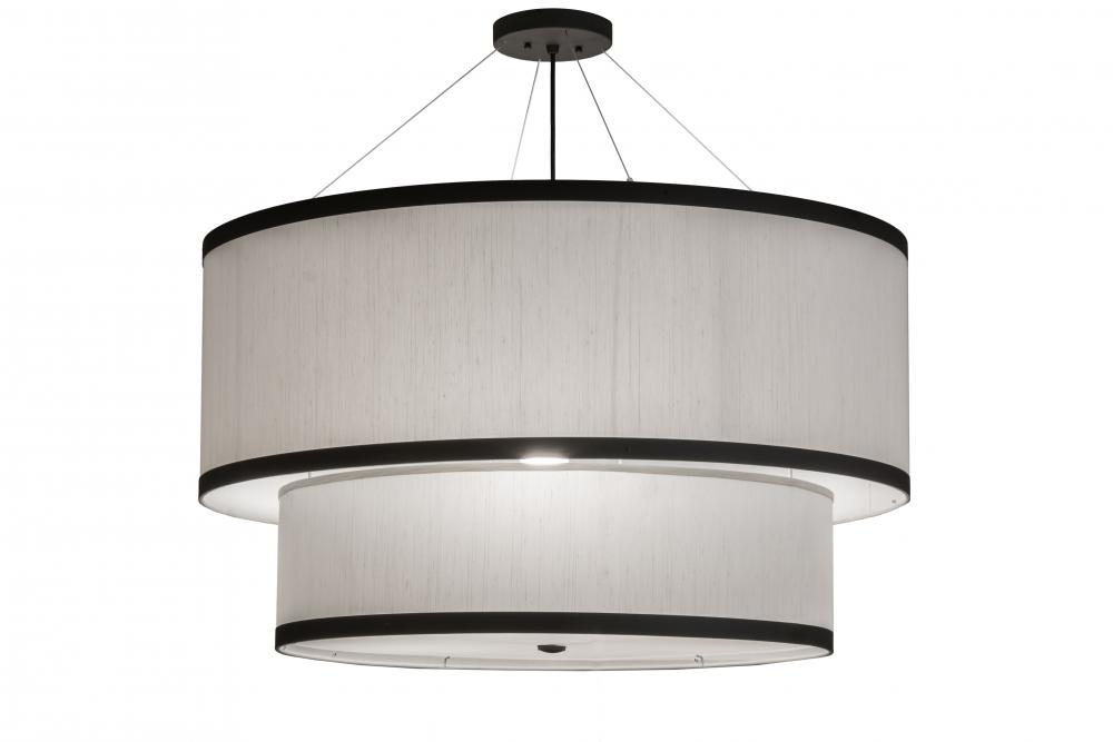 36&#34;W Cilindro 2 Tier Textrene Pendant