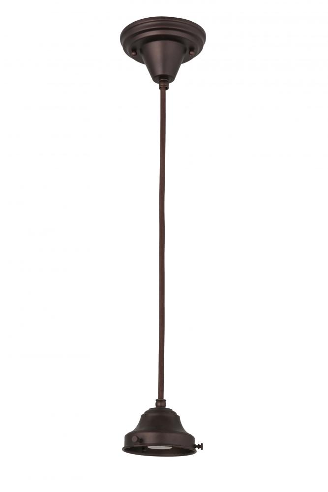 4&#34;W Revival Mahogany Bronze 1 LT Pendant Hardware