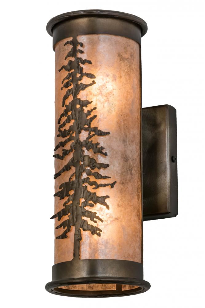 5&#34; Wide Tall Pines Wall Sconce