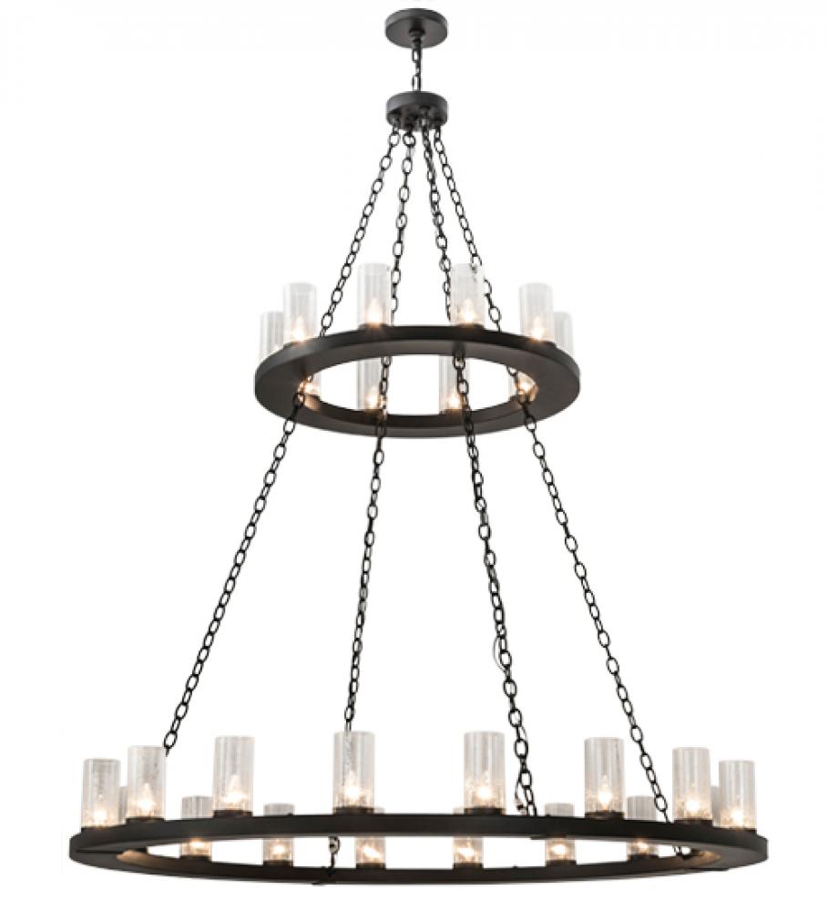 60&#34;W Loxley 28 LT Two Tier Chandelier