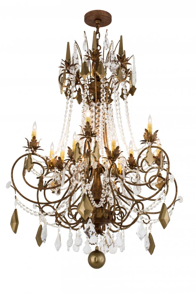 38&#34; Wide Minuet 12 Light Chandelier