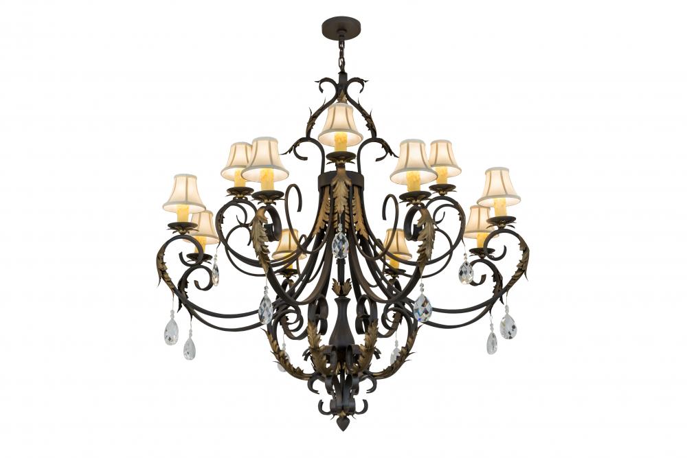 54&#34;W Ingrid 12 LT Chandelier