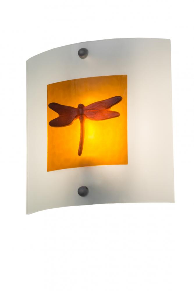 11&#34;W Metro Fusion Dragonfly Wall Sconce