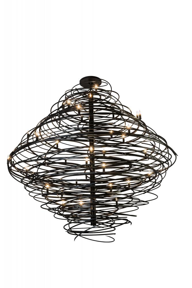 79&#34; Wide Cyclone 36 Light Chandelier