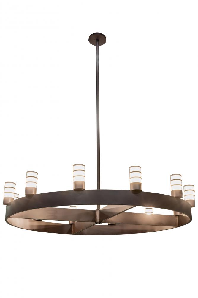 94&#34;W Molle Cilindro 12 LT Chandelier