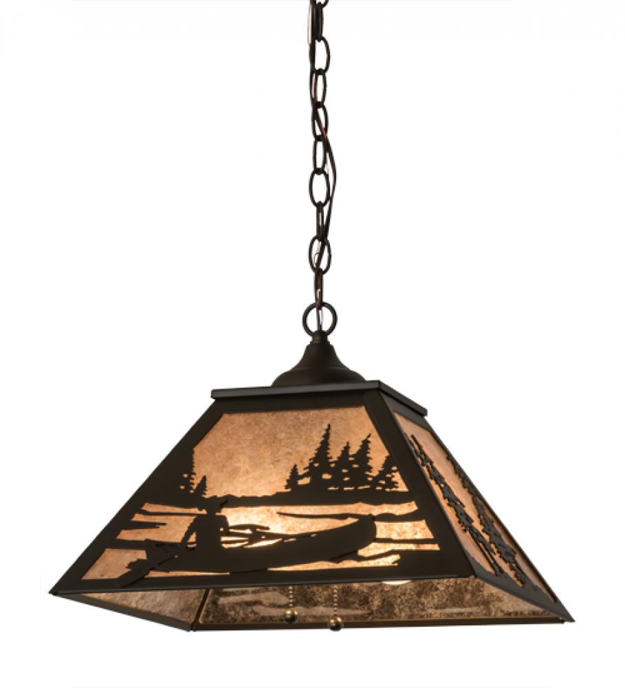 16&#34; Square Canoe At Lake Pendant