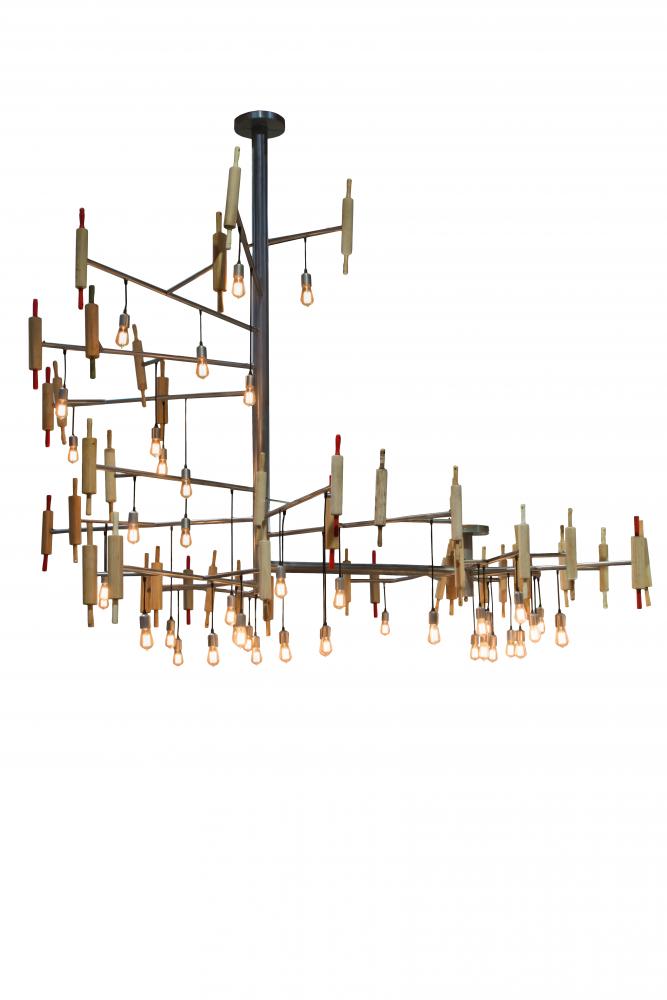 123&#34;L Alva Kavel Chandelier