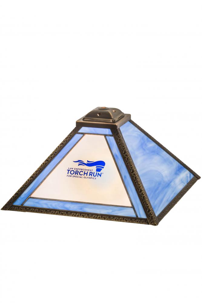 13&#34;Sq Personalized Torch Run Shade