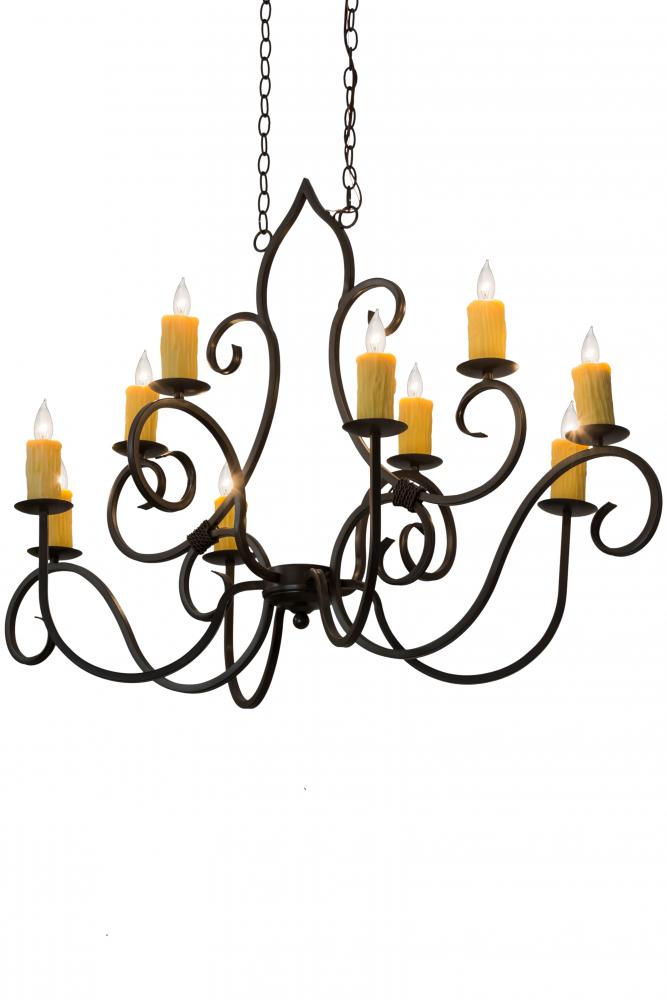 48&#34; Long Clifton 10 Light Oblong Chandelier