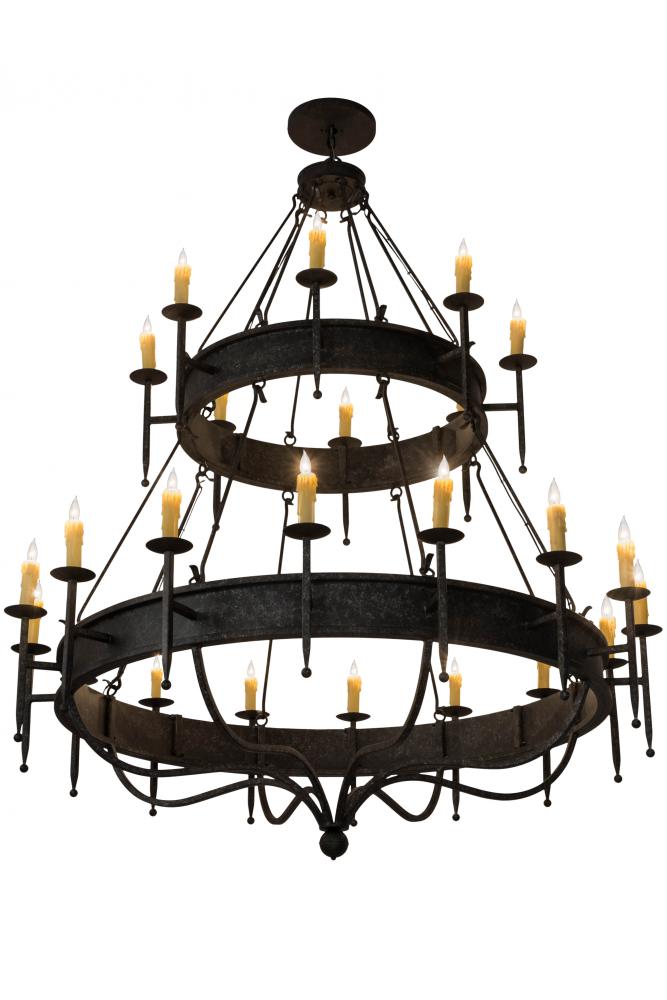 72&#34; Wide Marta 24 Light Two Tier Chandelier