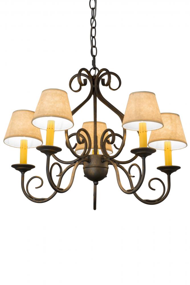 24&#34; Wide Jenna 5 Light Chandelier