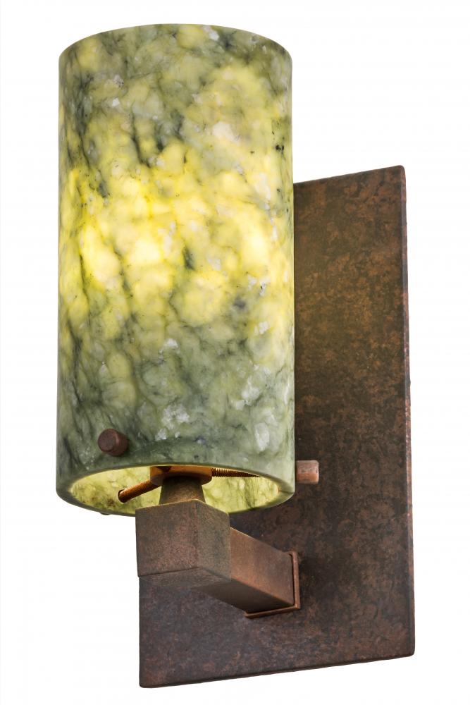 4.5&#34;W Cilindro Jadestone Wall Sconce