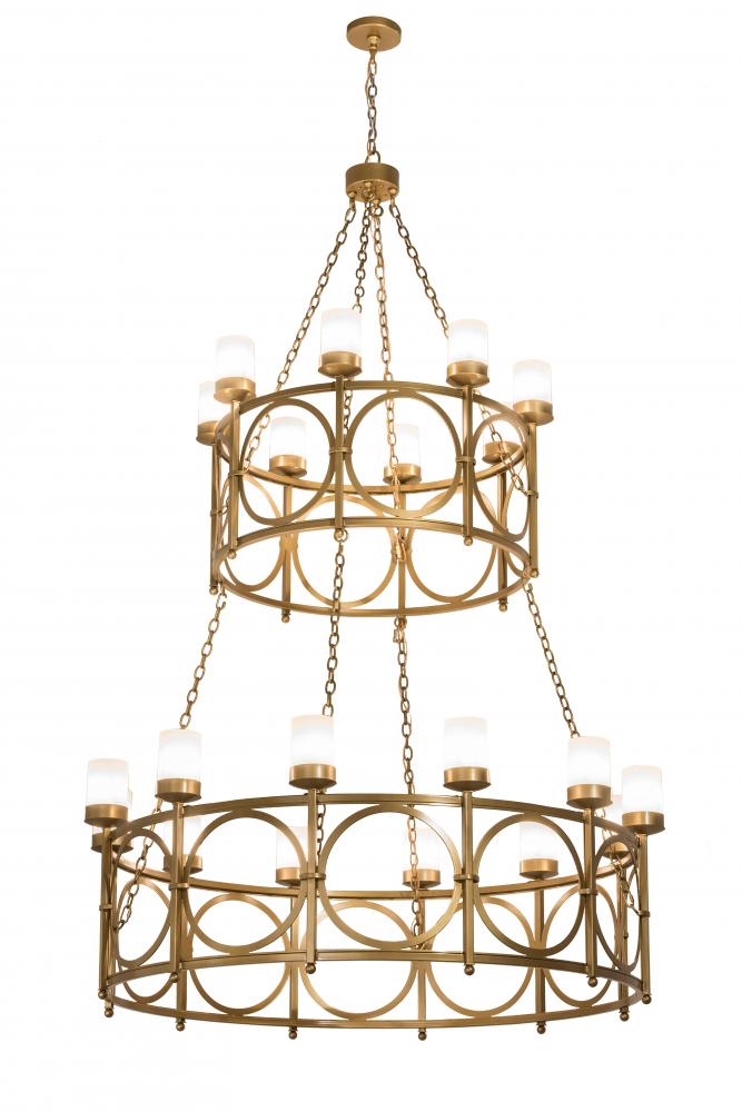 60&#34; Wide Porta 20 LT Two Tier Chandelier