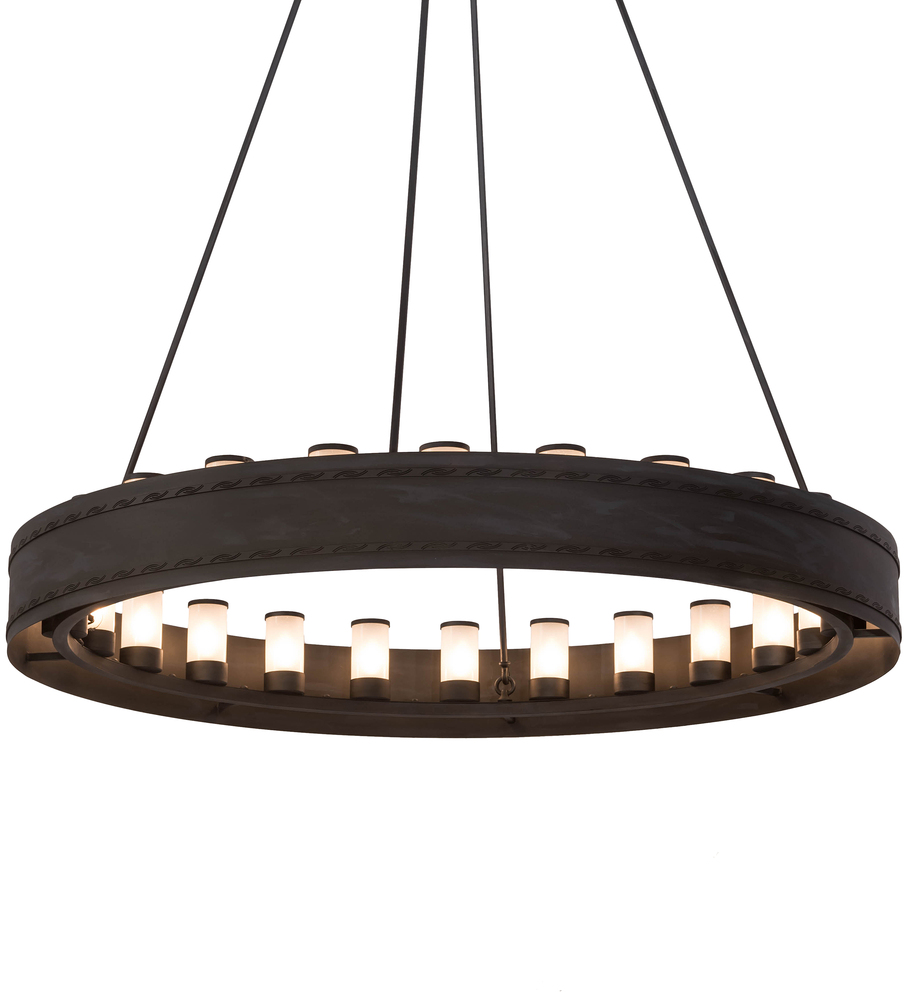 60&#34; Wide Loxley Escabroso 24 LT Chandelier